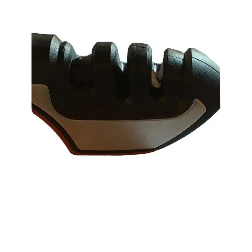 Kitchen Armory HQ 2‑Stage Knife Sharpener Red Manual Sharpening Tool